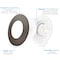 Luxrite 3-4 Inch LED Flush Mount & Recessed Light 5CCT 650LM Dimmable J-Box or 4 Recessed Can Bronze, 4PK LR24980 LR24982-4PK - alternate 4